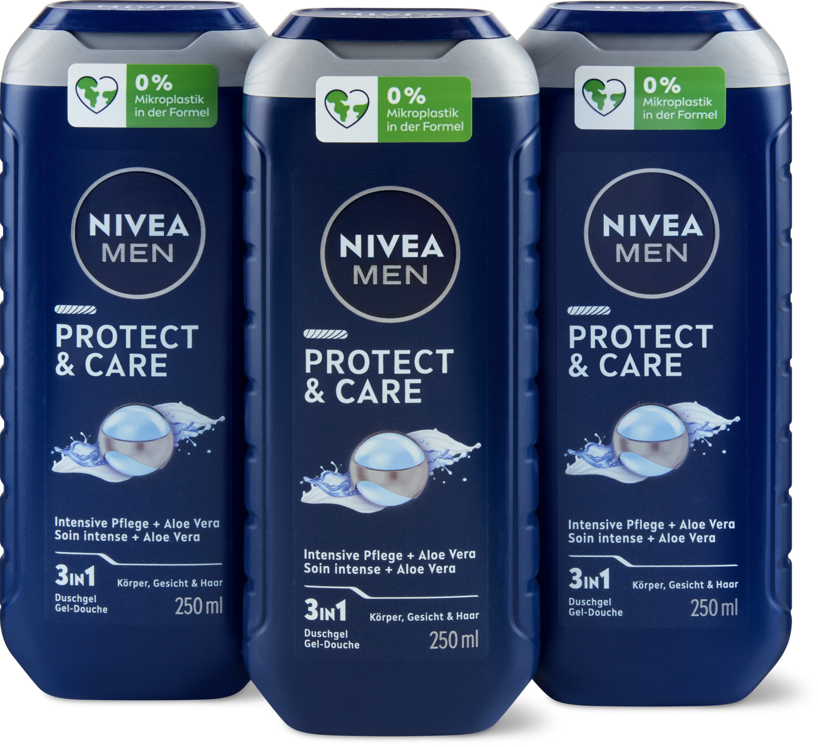 Nivea Gel douche Protect & Care 3 in 1 750ml